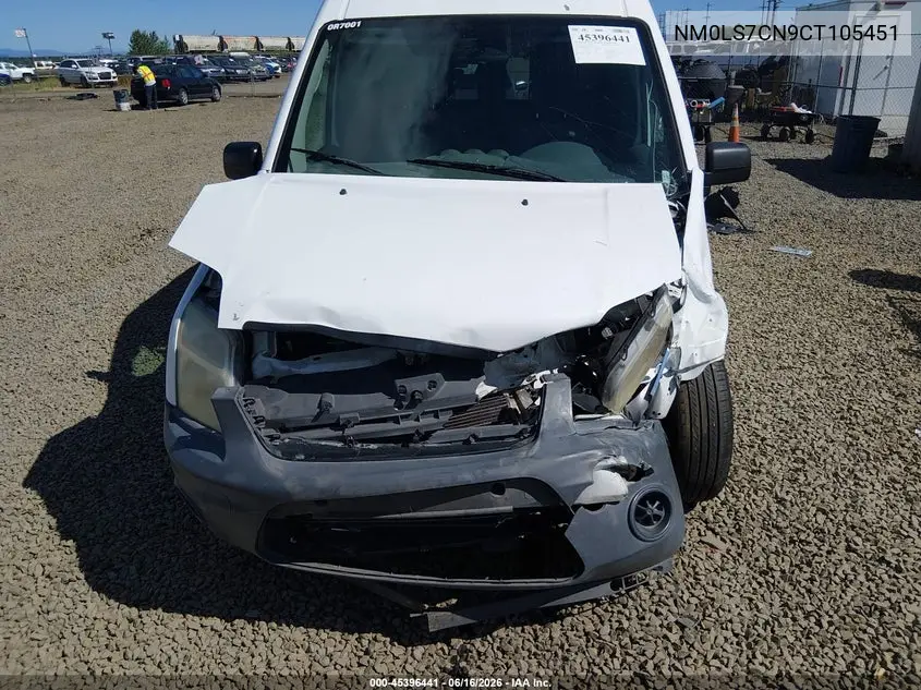 2012 Ford Transit Connect Xl VIN: NM0LS7CN9CT105451 Lot: 45396441