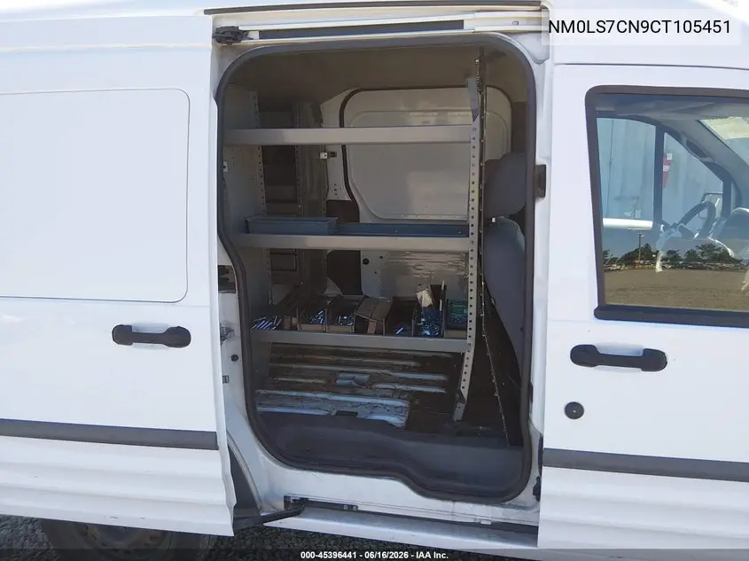 2012 Ford Transit Connect Xl VIN: NM0LS7CN9CT105451 Lot: 45396441