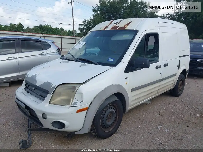 2012 Ford Transit Connect Xlt VIN: NM0LS7DN1CT124512 Lot: 45662462