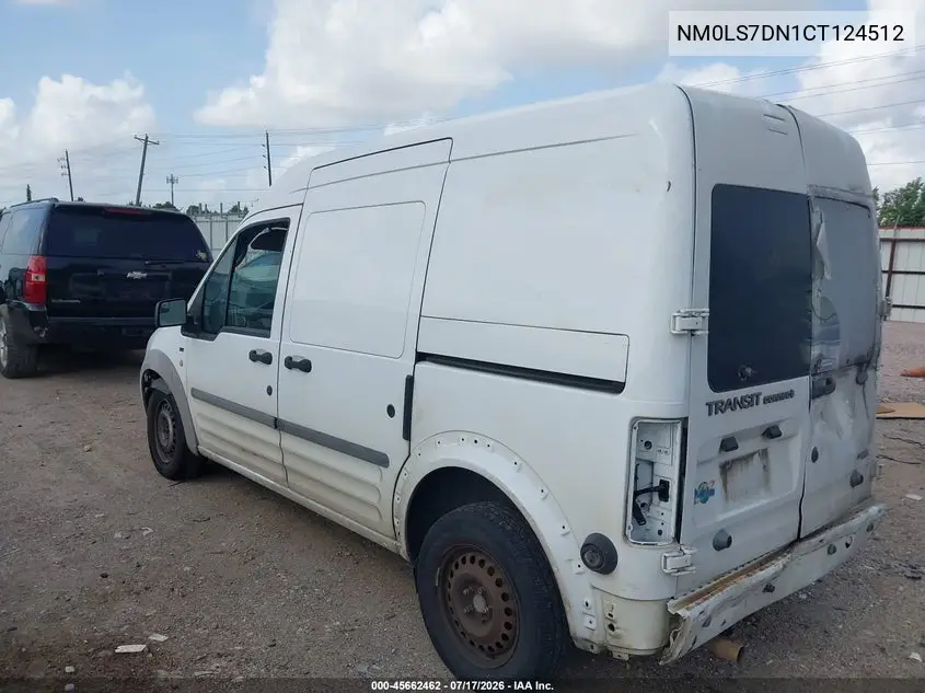 2012 Ford Transit Connect Xlt VIN: NM0LS7DN1CT124512 Lot: 45662462