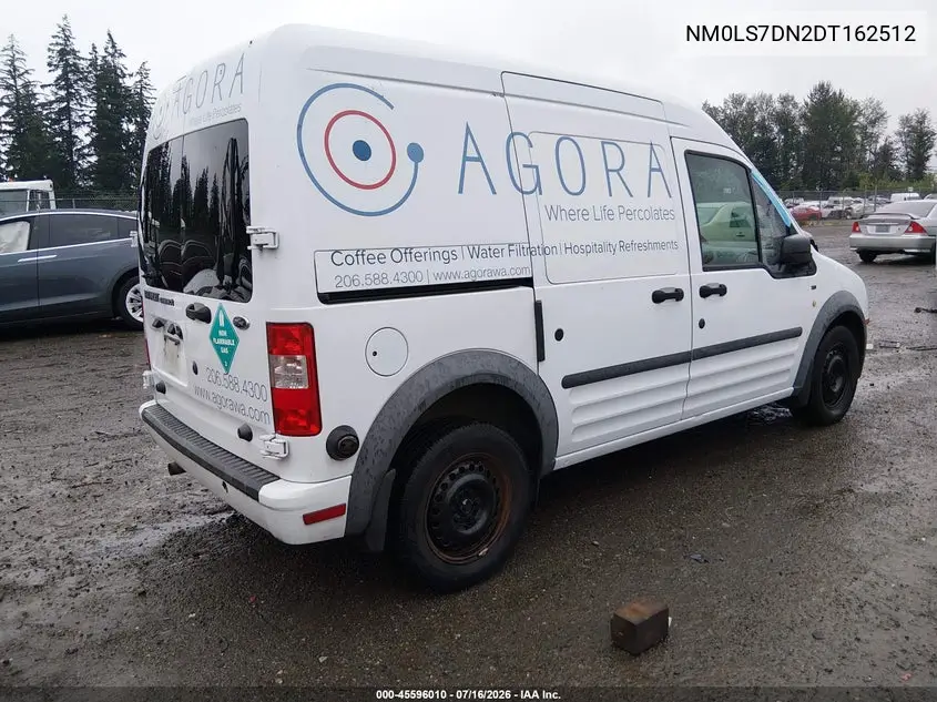 2013 Ford Transit Connect Xlt VIN: NM0LS7DN2DT162512 Lot: 45596010