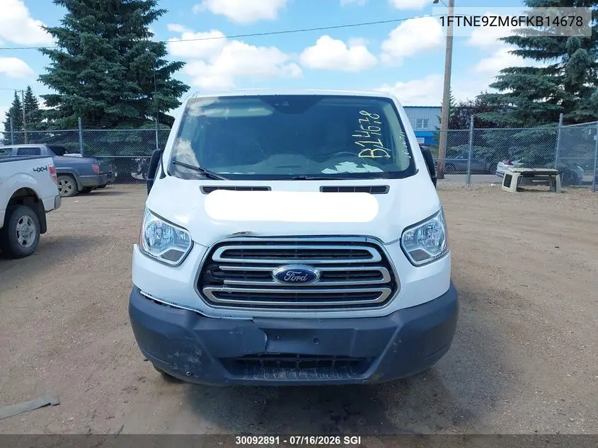 2015 Ford Transit T-150 VIN: 1FTNE9ZM6FKB14678 Lot: 30092891