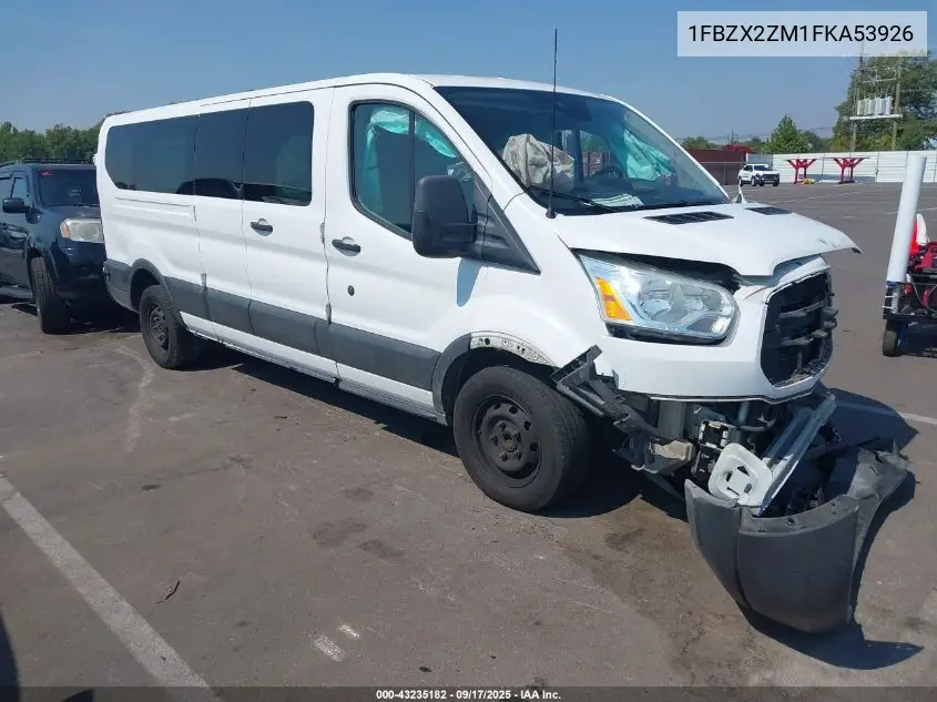 1FBZX2ZM1FKA53926 2015 Ford Transit-350 Xlt