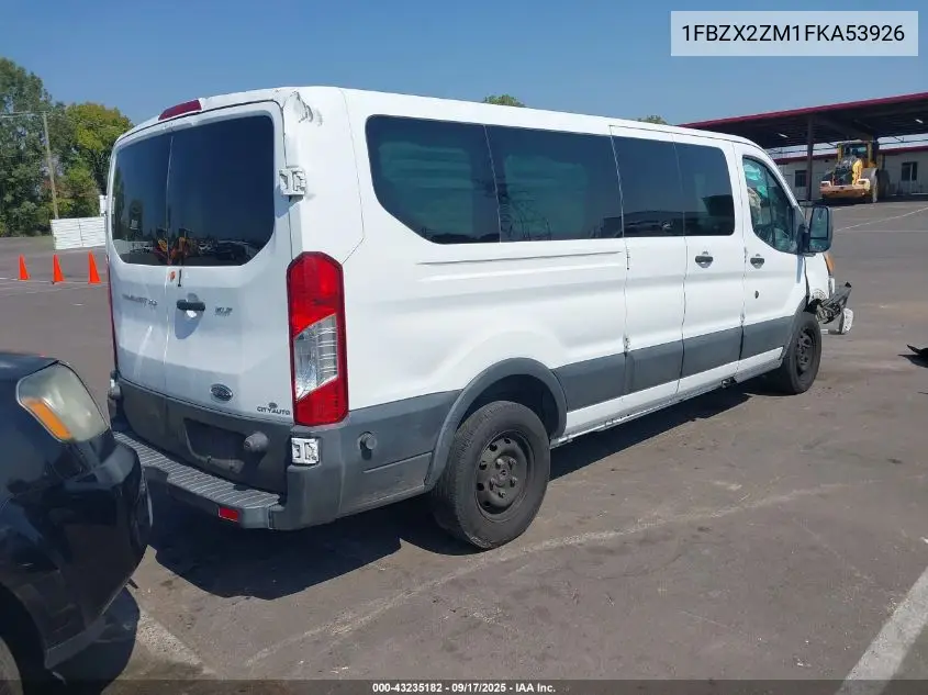 1FBZX2ZM1FKA53926 2015 Ford Transit-350 Xlt