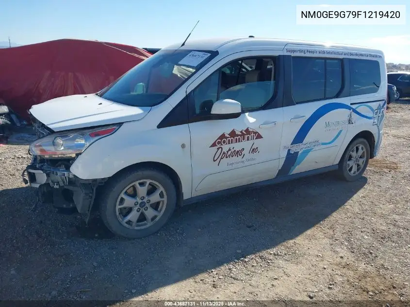NM0GE9G79F1219420 2015 Ford Transit Connect Titanium