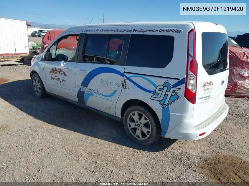 NM0GE9G79F1219420 2015 Ford Transit Connect Titanium