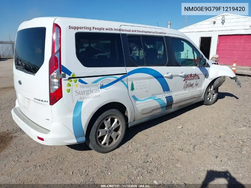 NM0GE9G79F1219420 2015 Ford Transit Connect Titanium