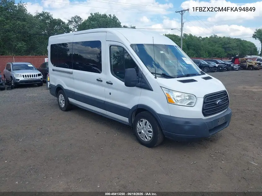 2015 Ford Transit-350 Xlt VIN: 1FBZX2CM4FKA94849 Lot: 45413258