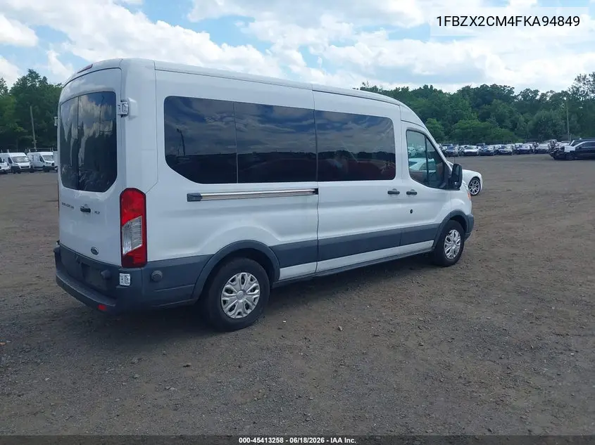 2015 Ford Transit-350 Xlt VIN: 1FBZX2CM4FKA94849 Lot: 45413258