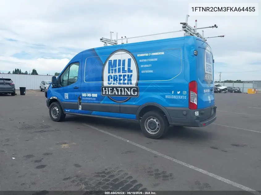 2015 Ford Transit-250 VIN: 1FTNR2CM3FKA64455 Lot: 45420224