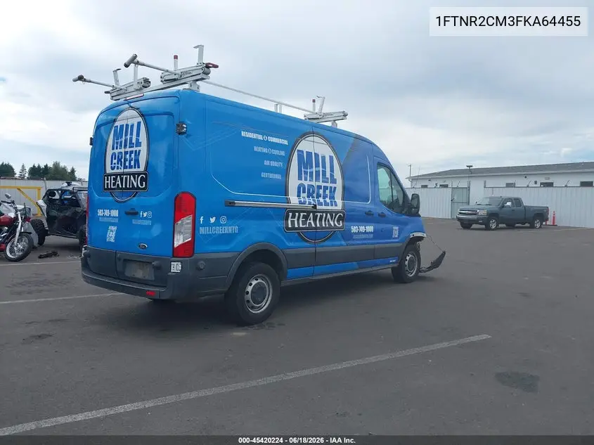 2015 Ford Transit-250 VIN: 1FTNR2CM3FKA64455 Lot: 45420224