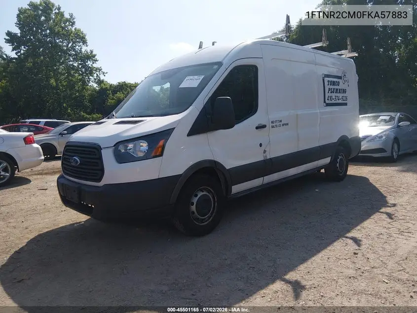 2015 Ford Transit-250 VIN: 1FTNR2CM0FKA57883 Lot: 45501165