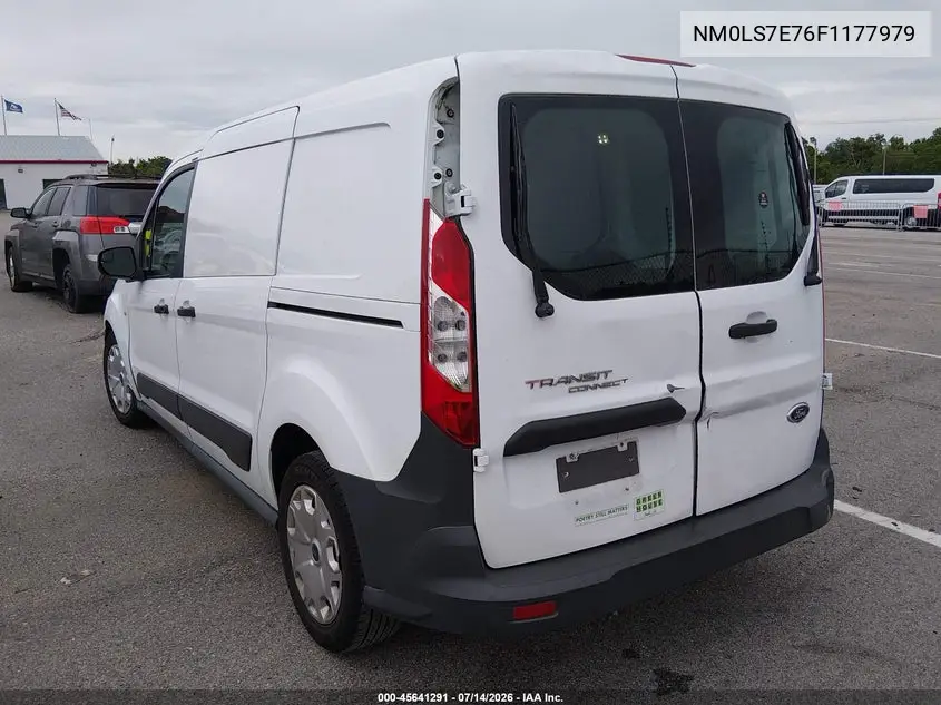 2015 Ford Transit Connect Xl VIN: NM0LS7E76F1177979 Lot: 45641291