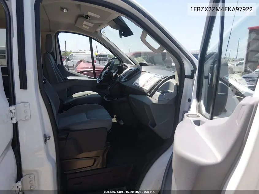 2015 Ford Transit-350 Xlt VIN: 1FBZX2ZM4FKA97922 Lot: 45671404