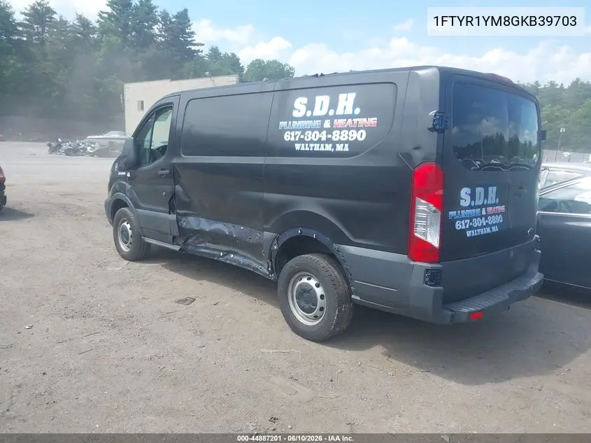 2016 Ford Transit-250 VIN: 1FTYR1YM8GKB39703 Lot: 44887201