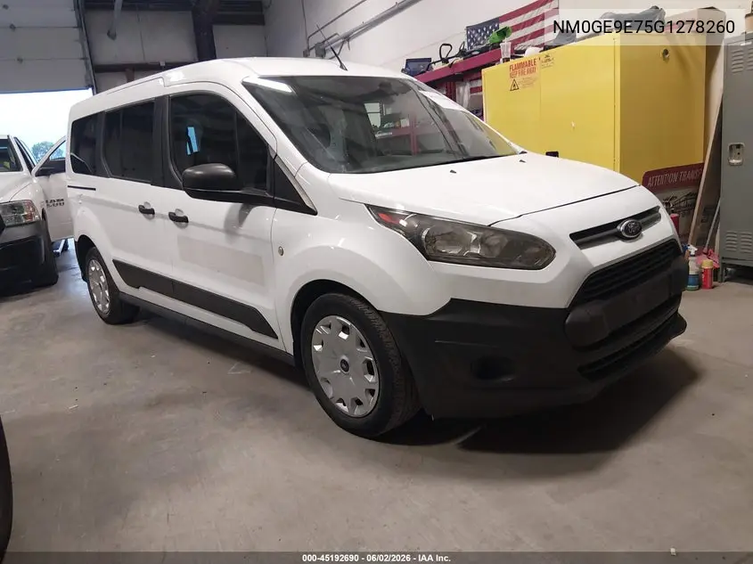 2016 Ford Transit Connect Xl VIN: NM0GE9E75G1278260 Lot: 45192690