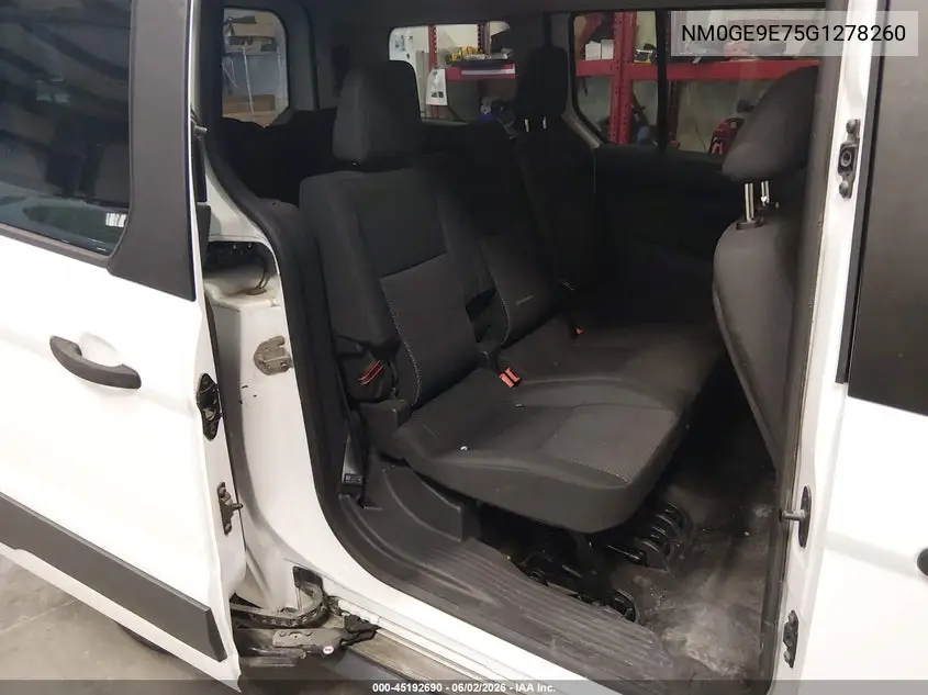 2016 Ford Transit Connect Xl VIN: NM0GE9E75G1278260 Lot: 45192690