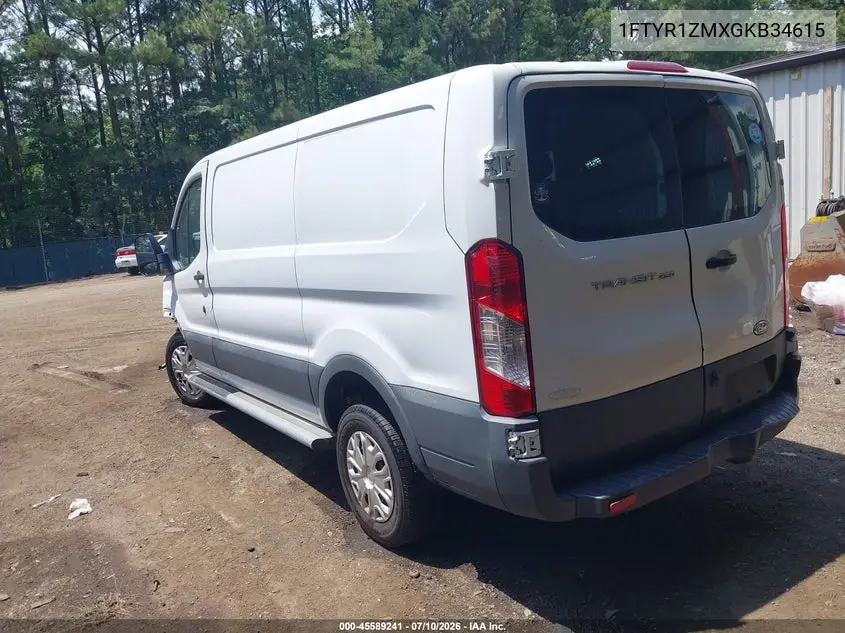 2016 Ford Transit-250 VIN: 1FTYR1ZMXGKB34615 Lot: 45589241