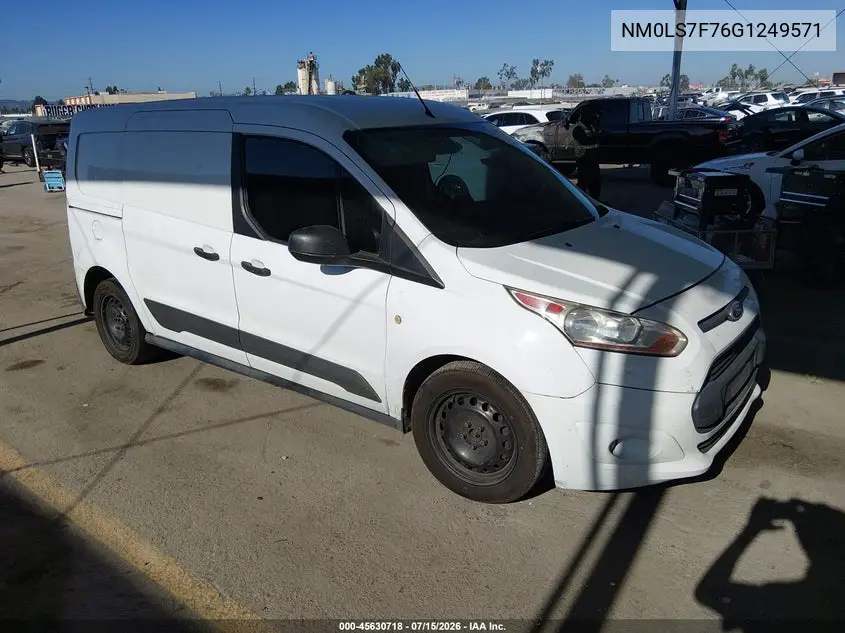 2016 Ford Transit Connect Xlt VIN: NM0LS7F76G1249571 Lot: 45630718