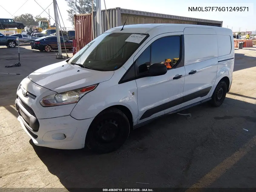 2016 Ford Transit Connect Xlt VIN: NM0LS7F76G1249571 Lot: 45630718