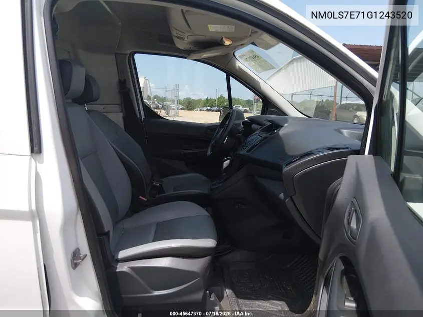 2016 Ford Transit Connect Xl VIN: NM0LS7E71G1243520 Lot: 45647370
