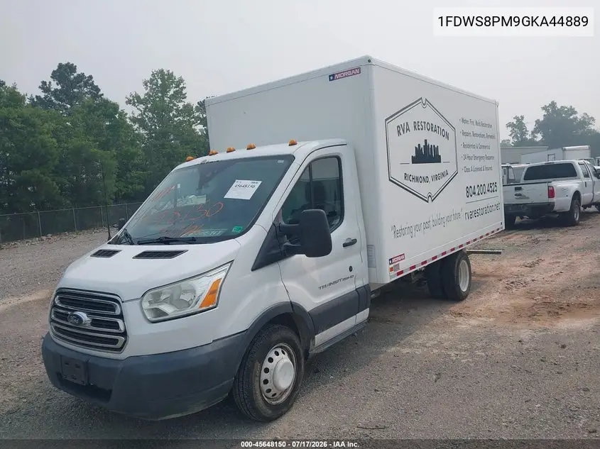 2016 Ford Transit-350 Cutaway VIN: 1FDWS8PM9GKA44889 Lot: 45648150