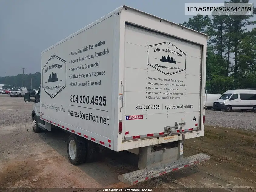 2016 Ford Transit-350 Cutaway VIN: 1FDWS8PM9GKA44889 Lot: 45648150