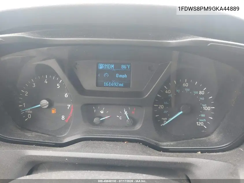 2016 Ford Transit-350 Cutaway VIN: 1FDWS8PM9GKA44889 Lot: 45648150