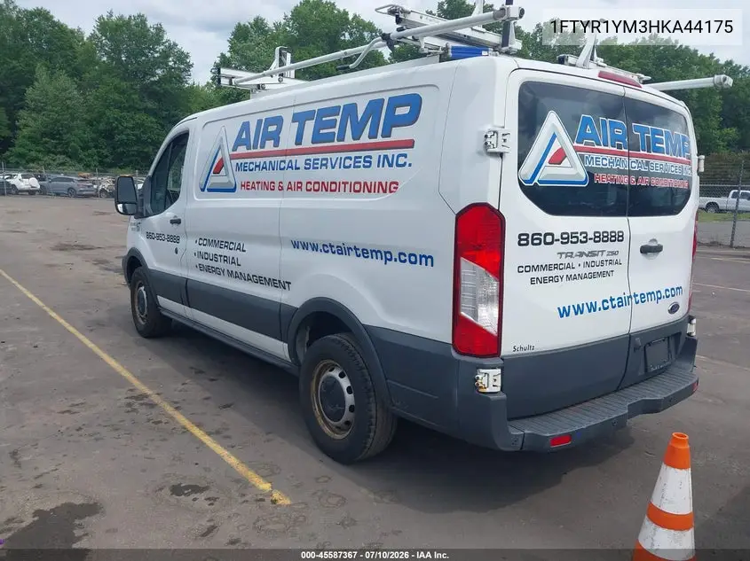 2017 Ford Transit-250 VIN: 1FTYR1YM3HKA44175 Lot: 45587367