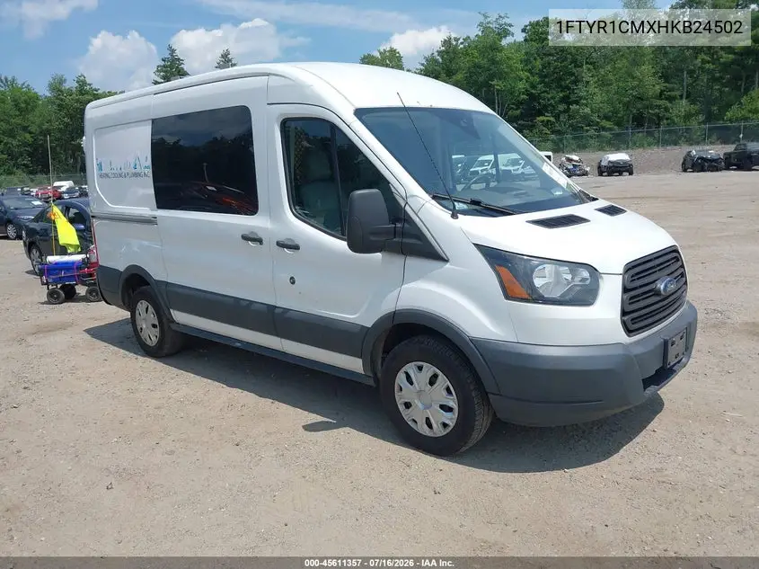 2017 Ford Transit-250 VIN: 1FTYR1CMXHKB24502 Lot: 45611357