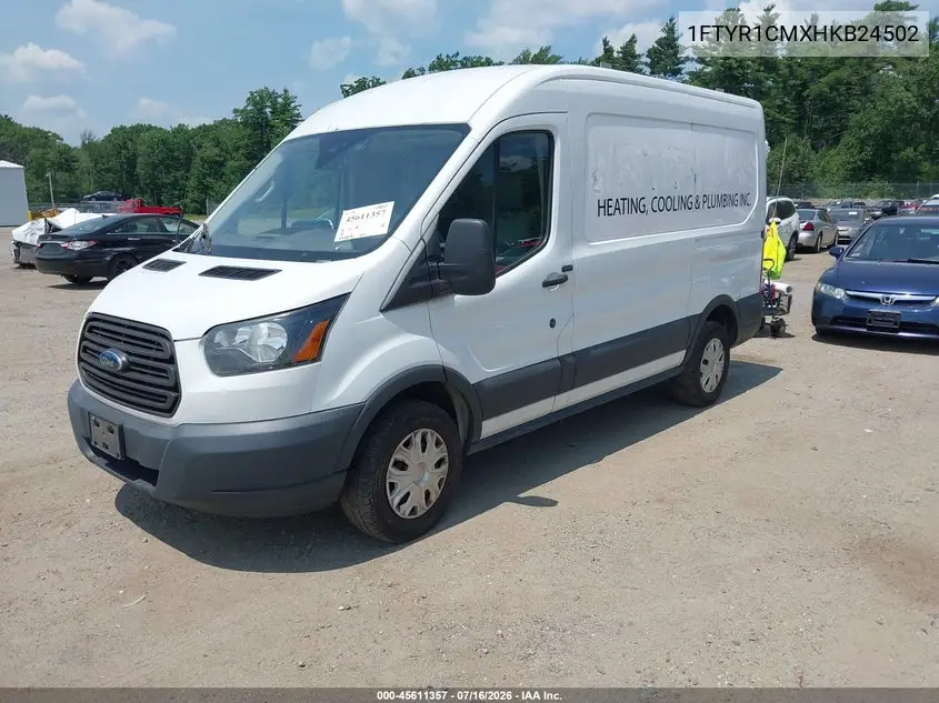 2017 Ford Transit-250 VIN: 1FTYR1CMXHKB24502 Lot: 45611357