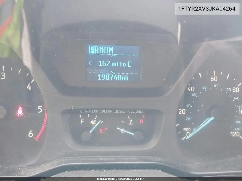 1FTYR2XV3JKA04264 2018 Ford Transit-250