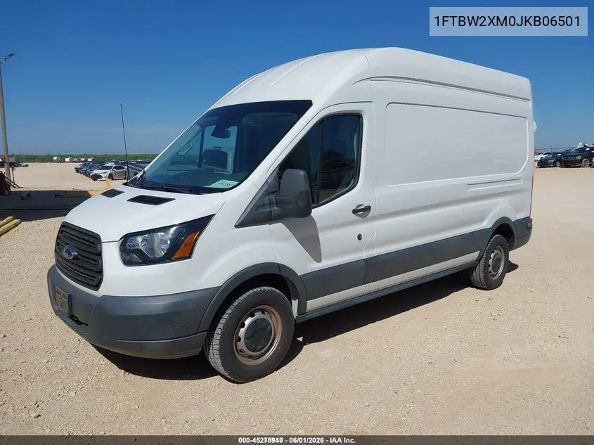 2018 Ford Transit-350 VIN: 1FTBW2XM0JKB06501 Lot: 45275940