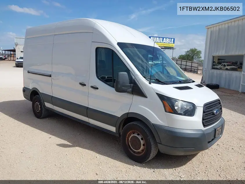 2018 Ford Transit-350 VIN: 1FTBW2XM2JKB06502 Lot: 45383103
