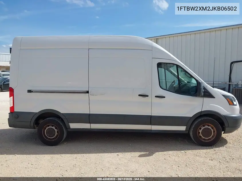 2018 Ford Transit-350 VIN: 1FTBW2XM2JKB06502 Lot: 45383103