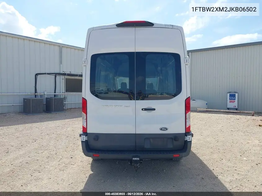 2018 Ford Transit-350 VIN: 1FTBW2XM2JKB06502 Lot: 45383103