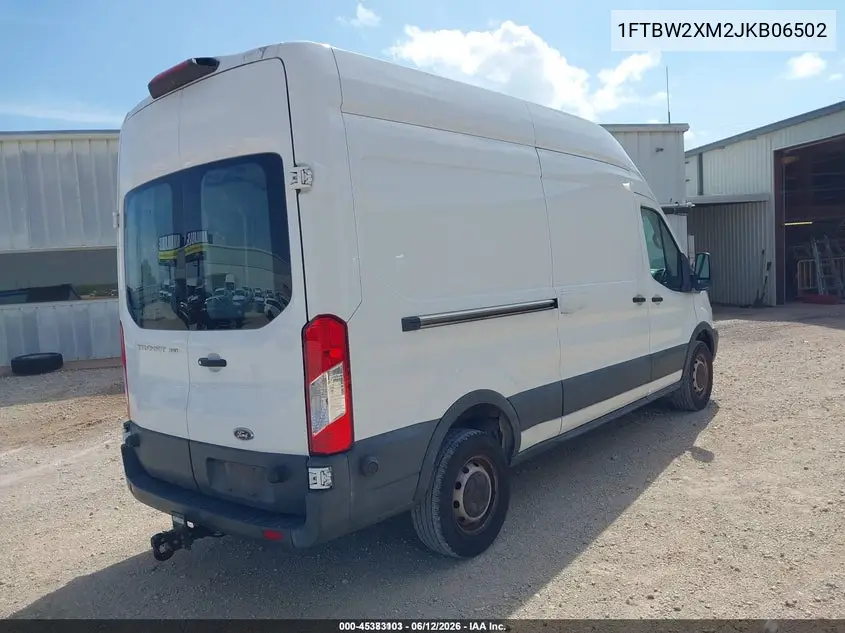 2018 Ford Transit-350 VIN: 1FTBW2XM2JKB06502 Lot: 45383103