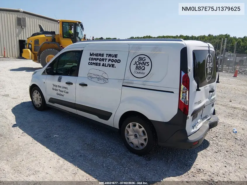 2018 Ford Transit Connect Xl VIN: NM0LS7E75J1379625 Lot: 45531677