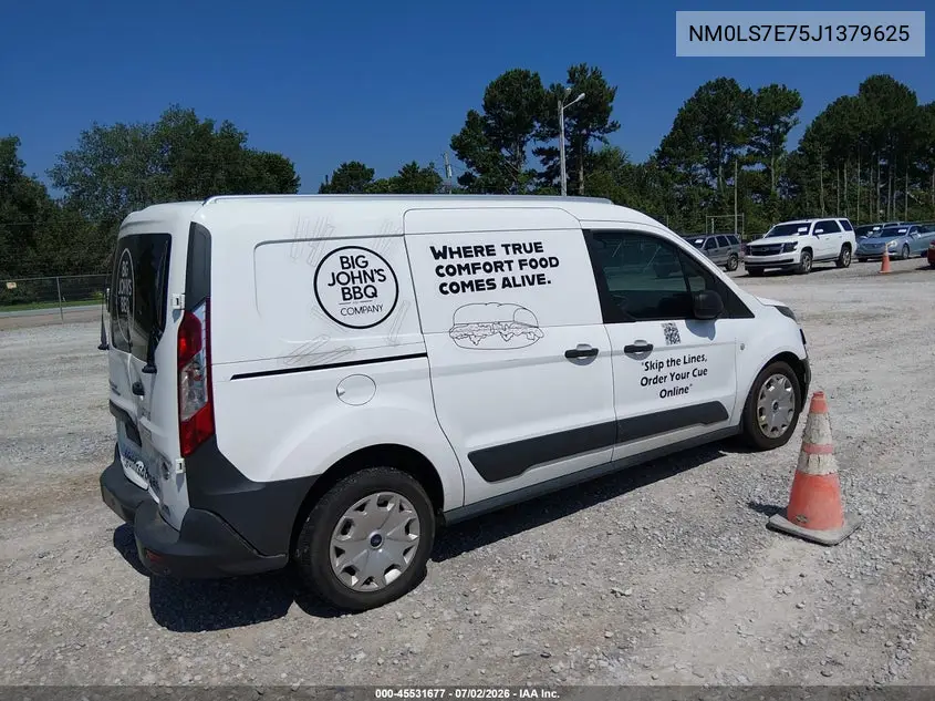2018 Ford Transit Connect Xl VIN: NM0LS7E75J1379625 Lot: 45531677