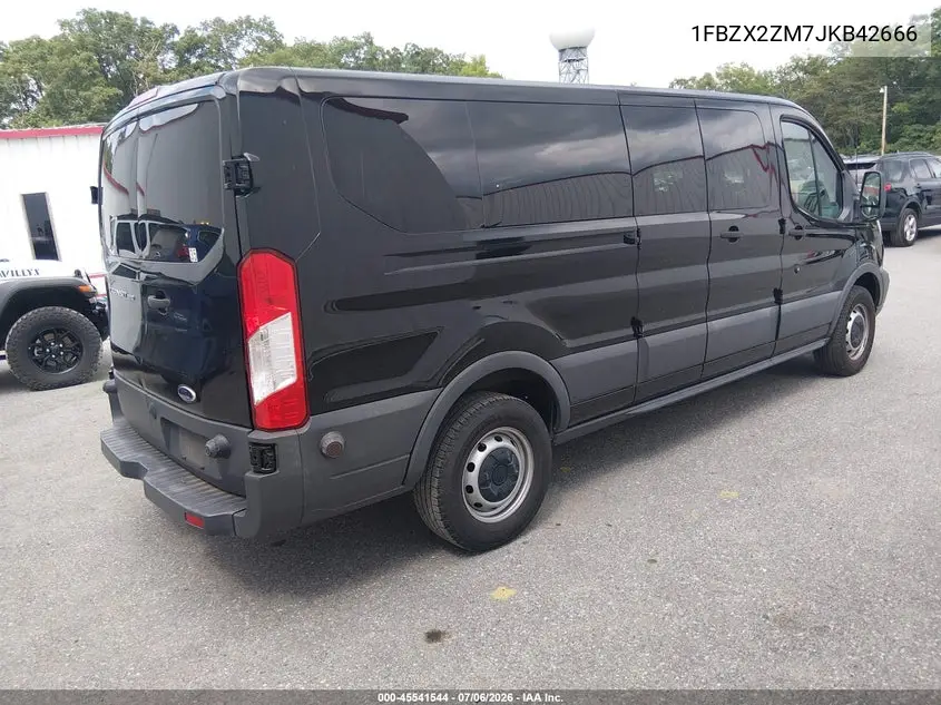 2018 Ford Transit-350 Xl/Xlt VIN: 1FBZX2ZM7JKB42666 Lot: 45541544