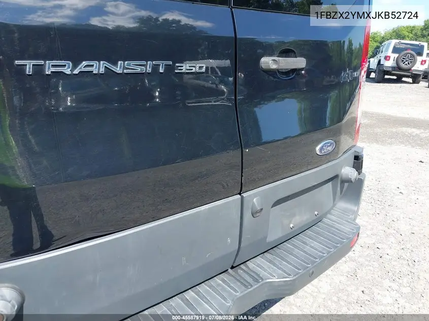 2018 Ford Transit-350 Xl VIN: 1FBZX2YMXJKB52724 Lot: 45587919