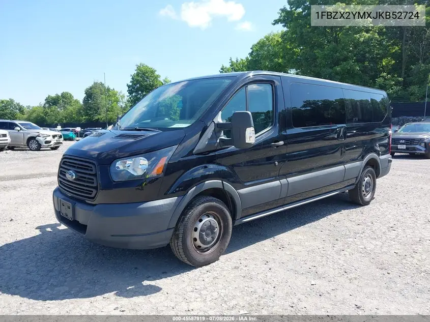 2018 Ford Transit-350 Xl VIN: 1FBZX2YMXJKB52724 Lot: 45587919