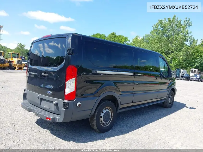 2018 Ford Transit-350 Xl VIN: 1FBZX2YMXJKB52724 Lot: 45587919