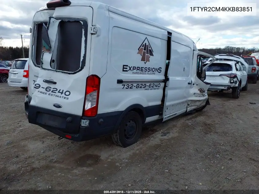 1FTYR2CM4KKB83851 2019 Ford Transit-250