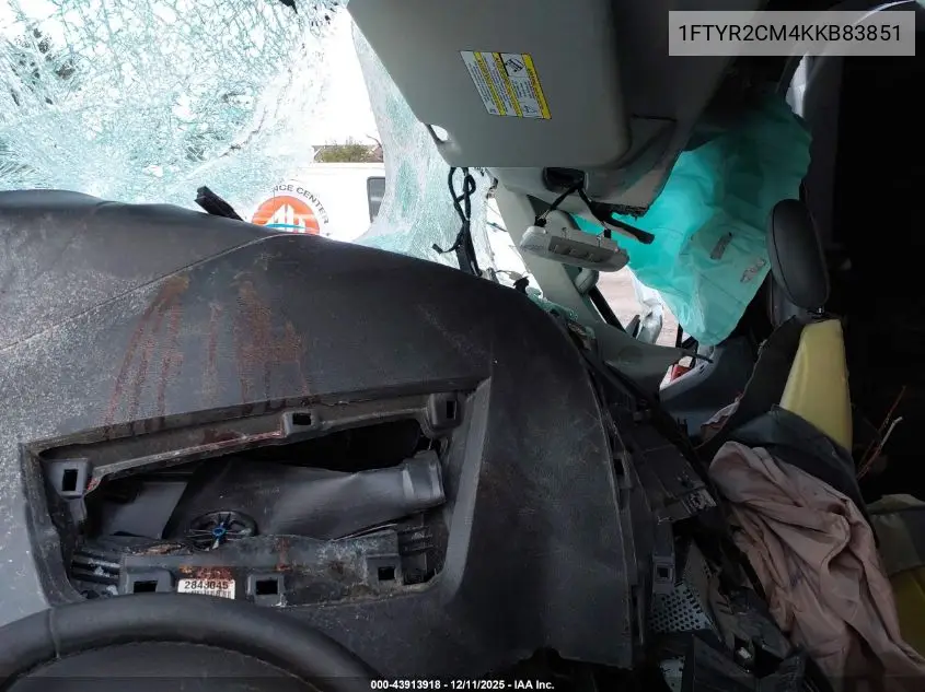 1FTYR2CM4KKB83851 2019 Ford Transit-250