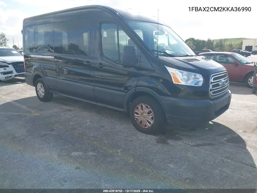 1FBAX2CM8KKA36704 2019 Ford Transit-350 Xlt