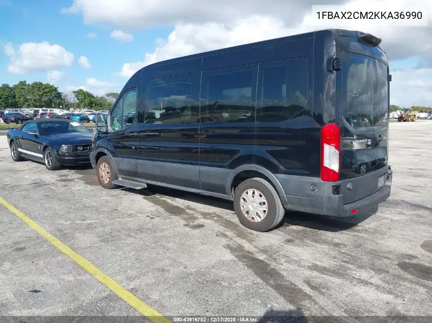 1FBAX2CM8KKA36704 2019 Ford Transit-350 Xlt
