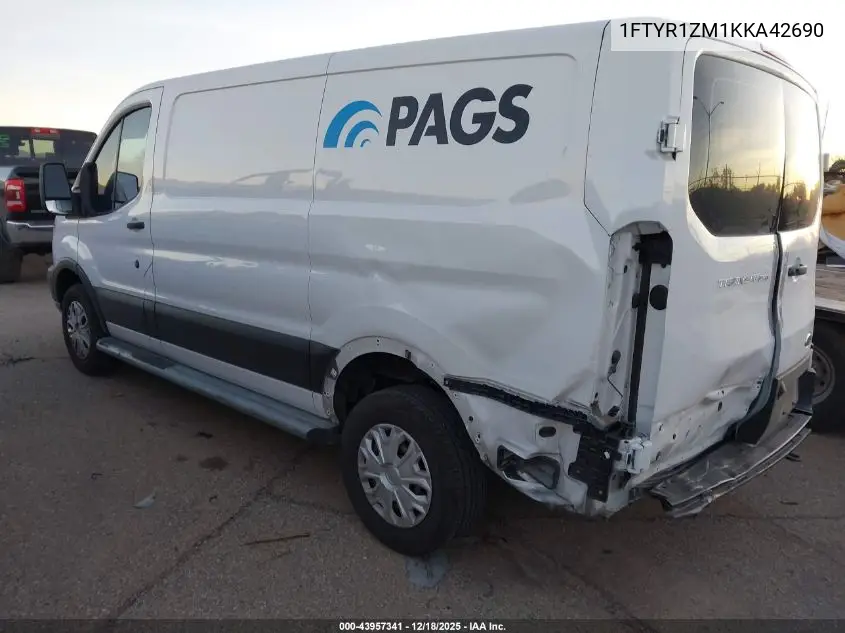 1FTYR1ZM1KKA42690 2019 Ford Transit-250