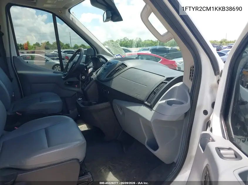 2019 Ford Transit-250 VIN: 1FTYR2CM1KKB38690 Lot: 45328277