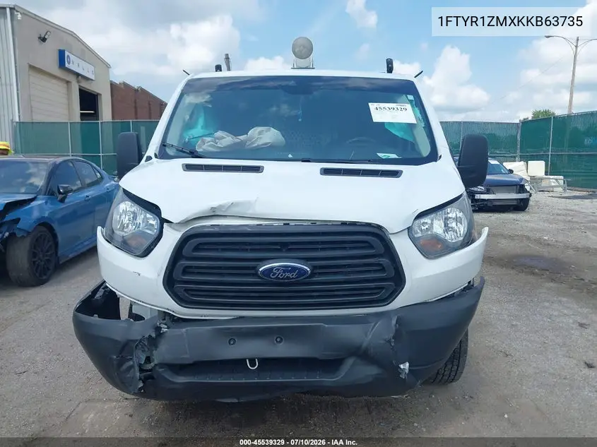 2019 Ford Transit-250 VIN: 1FTYR1ZMXKKB63735 Lot: 45539329